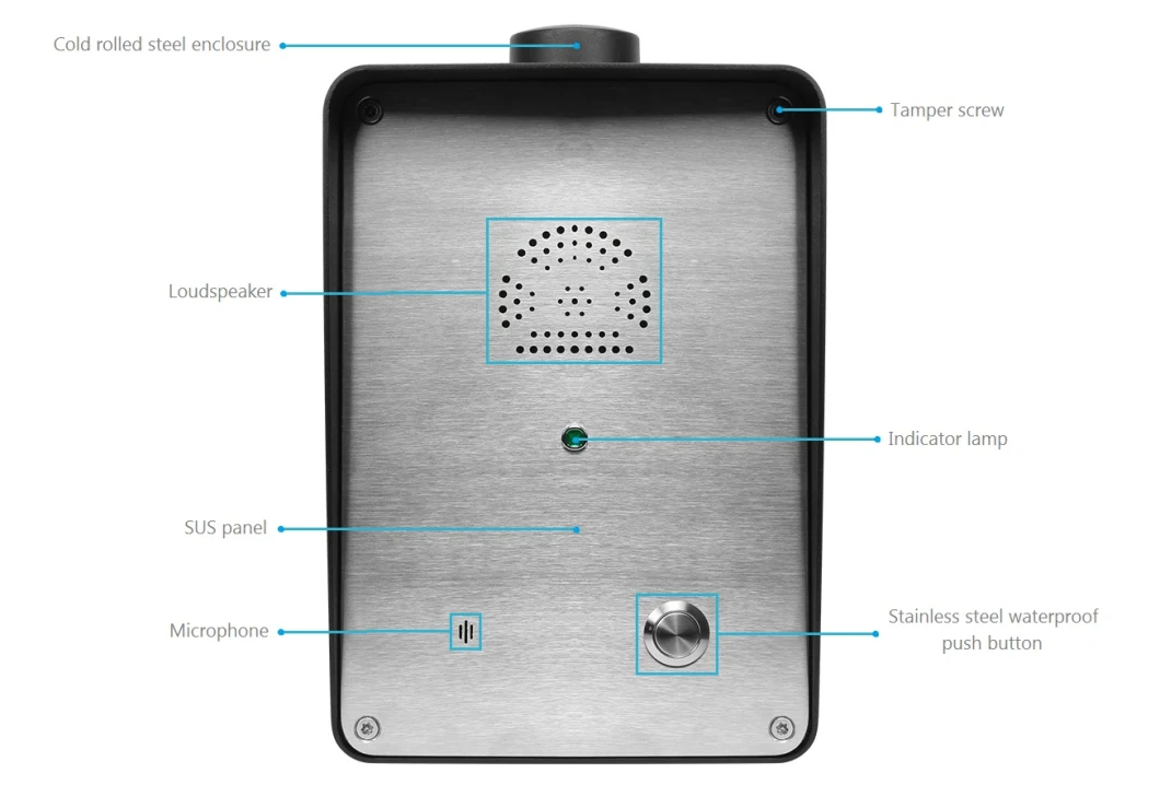 GSM Metallic Public Telephone